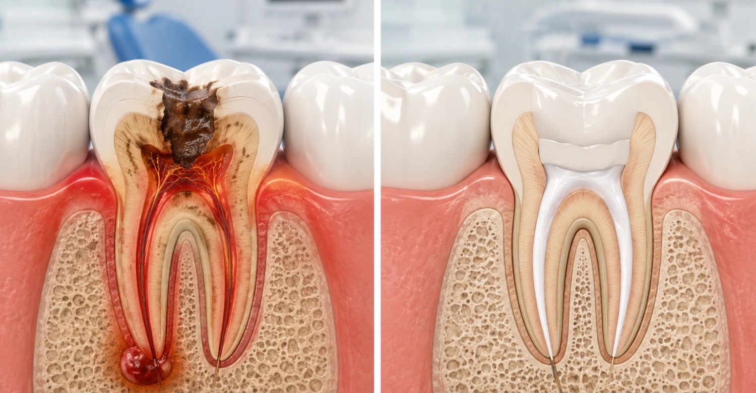 Root Canal Before and After inblog